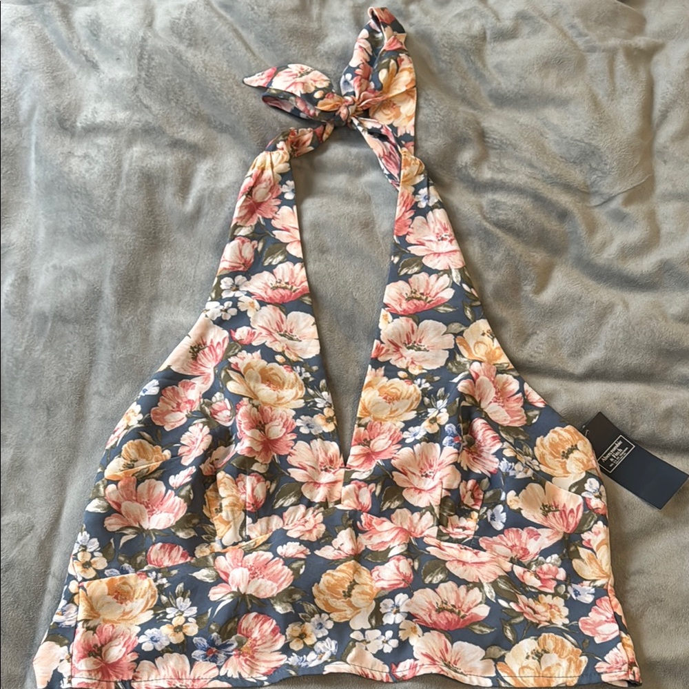 Abercrombie Floral Halter Top